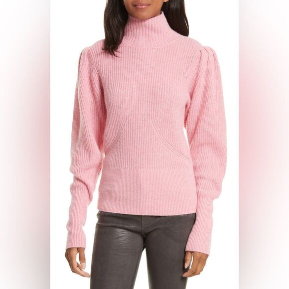 Frame Denim Pink Turtleneck Sweater - Picture 2 of 4